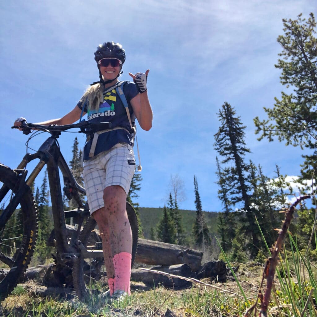 mountain biker